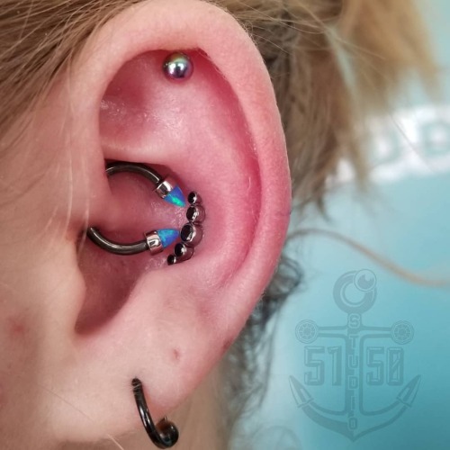 A lovely new setup for this super cool client.  #5150PIERCING #FANCYAT5150 @safepiercing #appmember 