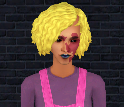 Yeah so I kinda did another conversion of @aharris00britney‘s Gabbie hair using @poppet-sims&l
