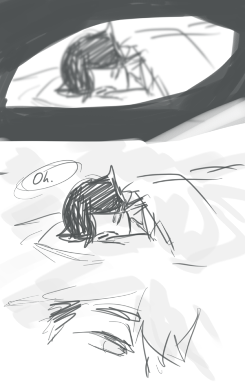 nautilics: sunaosa reincarnation AU :^) a moment of clarity while sleepcuddling