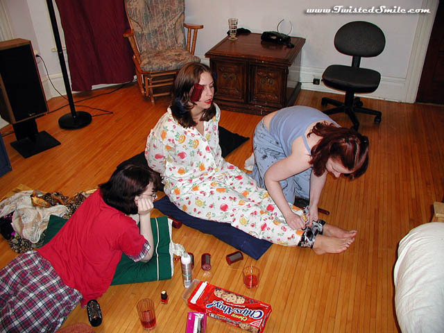 zippo077:  Allowing her friends to tie her up at the sleepover seemed like a fun