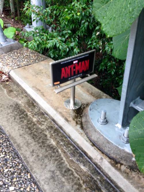 nerdythingsthatdontsuck:  “What is this, a billboard for ANTS?!?”Marvel is really having fun with the Ant-Man marketing aren’t they?via NTTDS