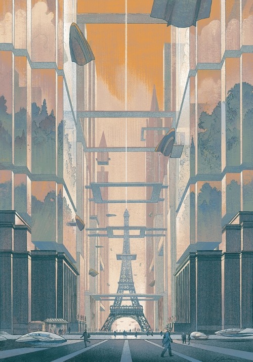 archatlas:The Art of François Schuiten The Obscure Cities is a graphic novel series set on a counter