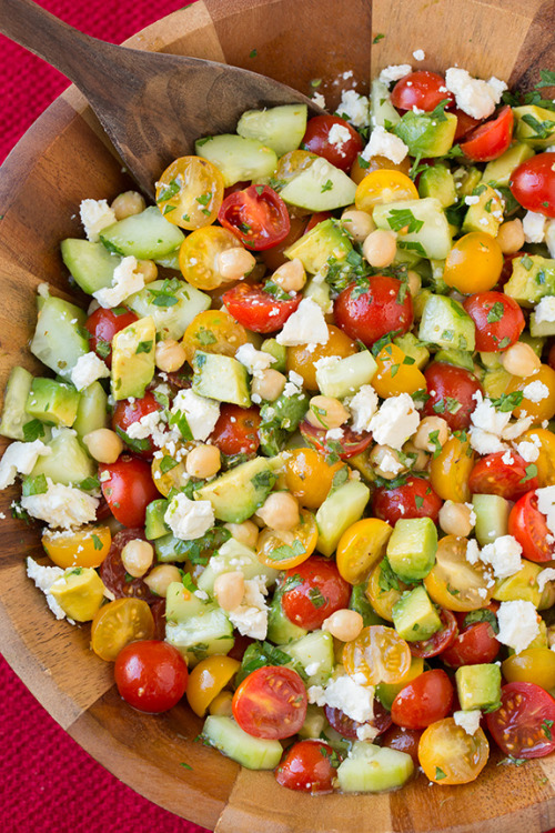 German cucumber tomato salad