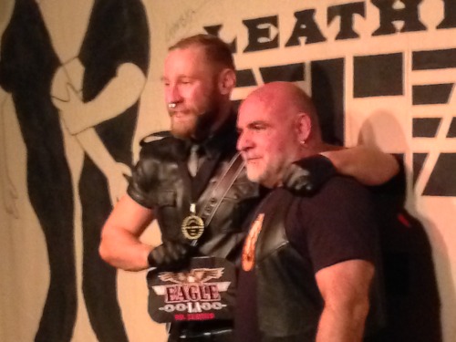 roughtradegear:  Congratulations from the Rough Trade Gear Team to our Eagle LA Mr. Leather 2014 Eric Paul Leue! #mrealgela #mreaglela2014 #eaglela #roughtradegear #lalc #leathermen #losanglesleather 