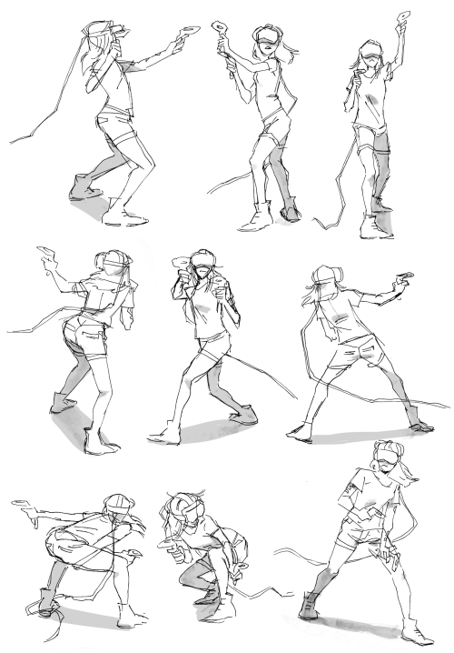 Studies to relax. Me and my boyfriend playing VR and looking really cool. Gestures from a vid. 