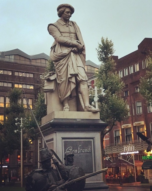 Day 1: Rembrandtplein Arrived too late yesterday to see the works of this man, but not today. Not to