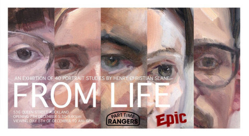 I have an exhibition of 40 Portrait paintings happening tonight Dec 7th In Auckland New Zealand. Com