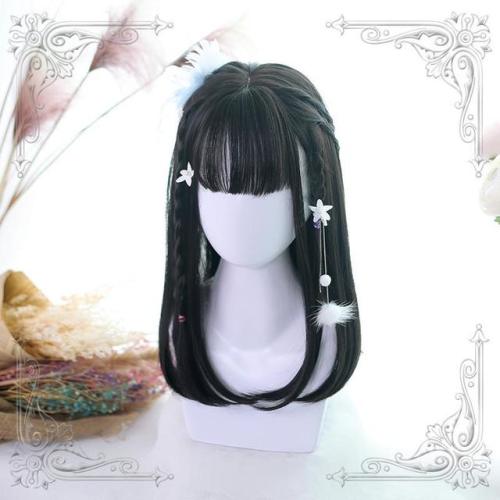 Sweet Long Hair Hime Cut Wig starts at $36.90 ✨☁️✨Tag a friend who would love this.