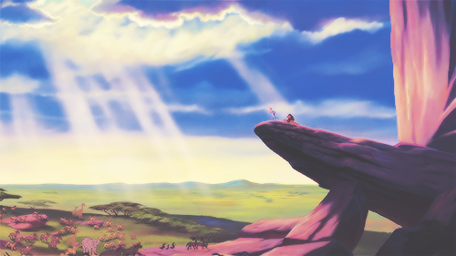 disneyismyescape: OriginalThree’s Fangirl Meme[2/5] Sceneries ❥ The Lion King