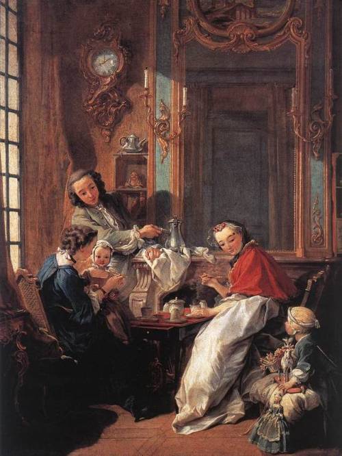The Afternoon Meal, François Boucher, 1739