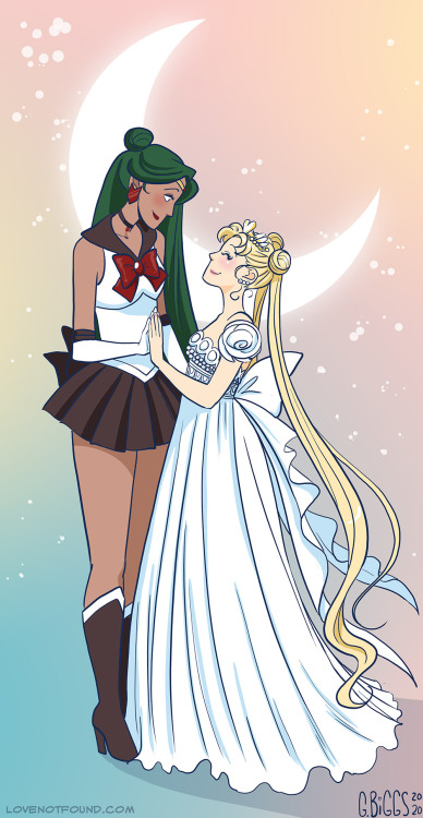 ginabiggs:You can’t help but love her…Sailor Pluto and Neo Queen Serenity. I was reread