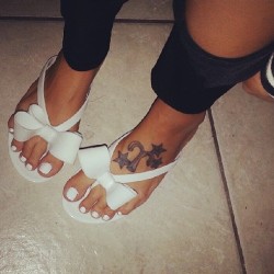 lovefeetmike:  #feetfetish #pedi #pies #tattoo #tattooedfeet