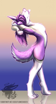 jacey-the-fox:http://www.furaffinity.net/user/flamesvoices/What asexycutie~