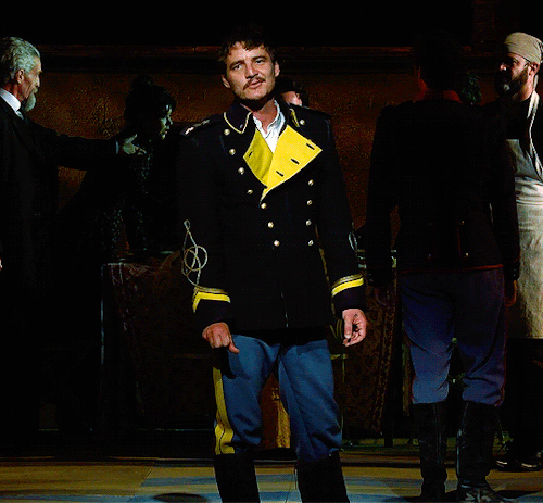ewan-mcgregor:PEDRO PASCAL in Shakespeare in the Park’s Much Ado About Nothing (2014)