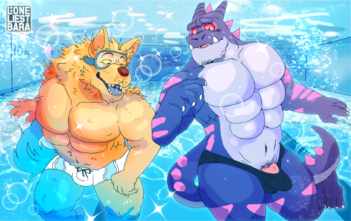 Porn loneliest-bara:  UNDERWATER BOYS! Commission photos