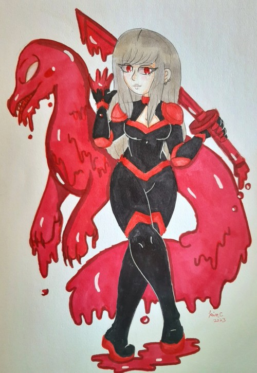 My Character, Adamina Flanagan, Blood Child, A Superhero That Uses Hemokenisis As Her Superpower And