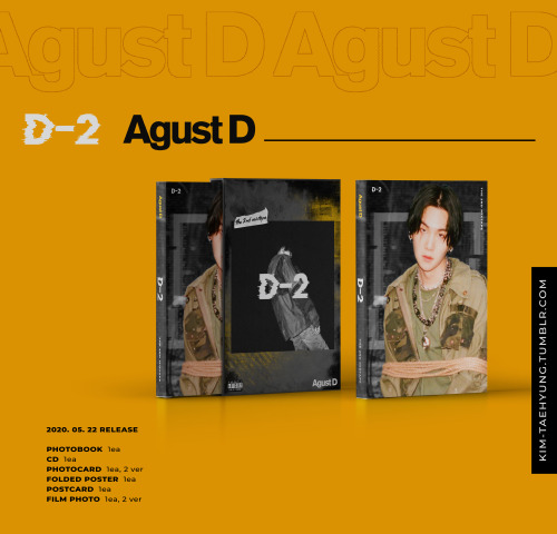 kim-taehyung: If D-2 had a physical album: concept mockup