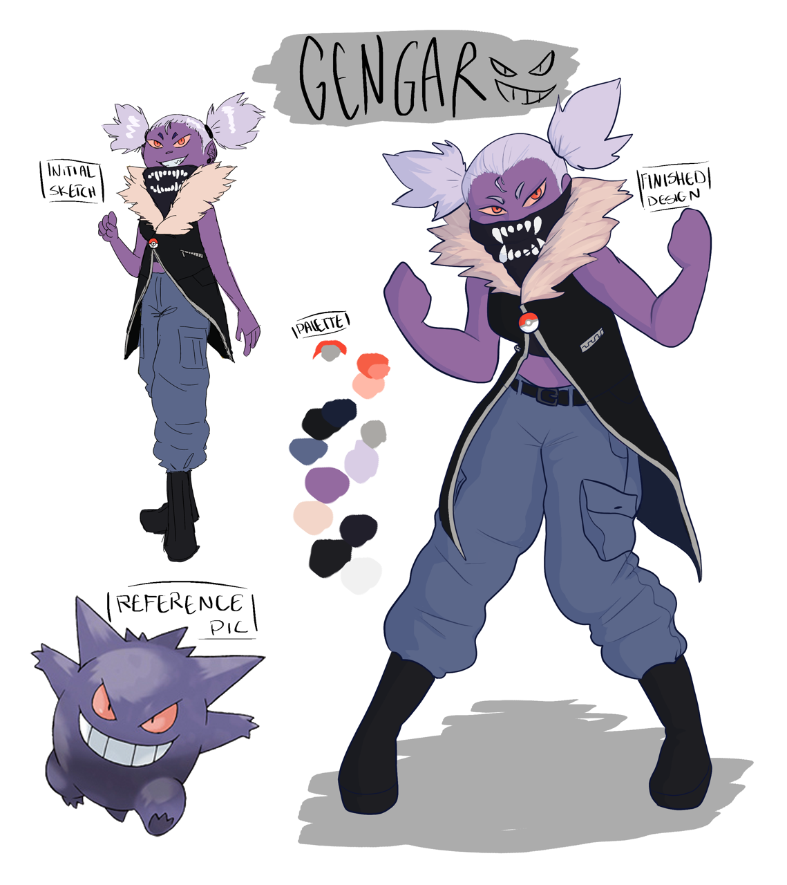 Gengar as a human