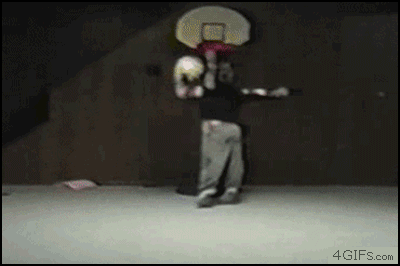 failsnet:  Tumblr Fails.net - Fail Slam Dunk Attempt