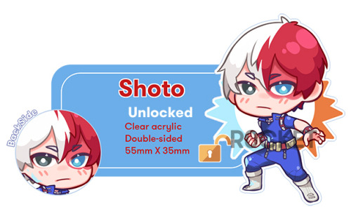 Deku, Bakugo and Shoto have now been UNLOCKED! The next stretch goal is a big one but we can do it P