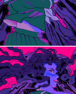 riibrego: previews of my finished piece for @jojofanzine! there are some incredible artists on board, please check it out!! 