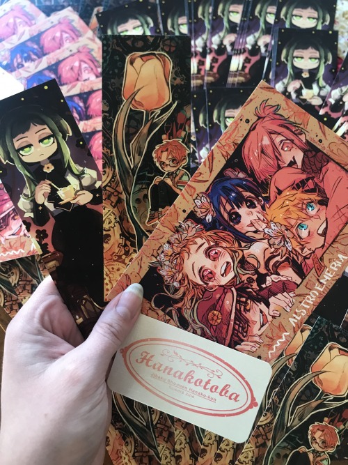 jshkflowerszine:PRODUCTION UPDATE!Our bookmarks, thank you cards and postcards have arrived! Unfor