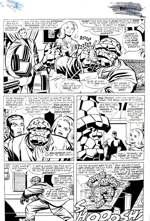 Fantastic Four 55 pg1-3 by Jack Kirby