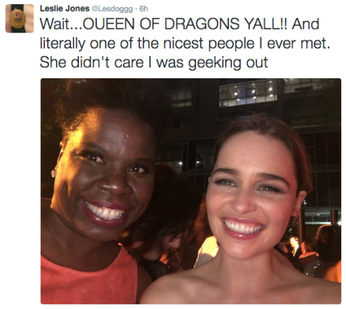 mtv:buzzfeedau:Leslie Jones’s twitter feed is the only Emmy coverage worth reading.can we get leslie