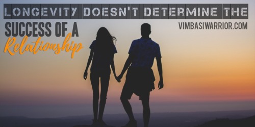 vimbasi:  A long term relationship is not successful if either participant almost always feels dead inside.We need to influence our culture to stop  valuing relationships based off of the length of their life, and begin  valuing them based off of the