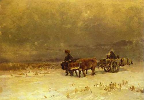 Winter in the Crimea, 1873, Fyodor VasilyevMedium: oil,cardboardhttps://www.wikiart.org/en/fyodor-va