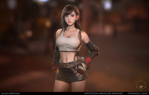 Tifa Lockhart  Blair Armitag www.artstation.com/artwork/xGkLm