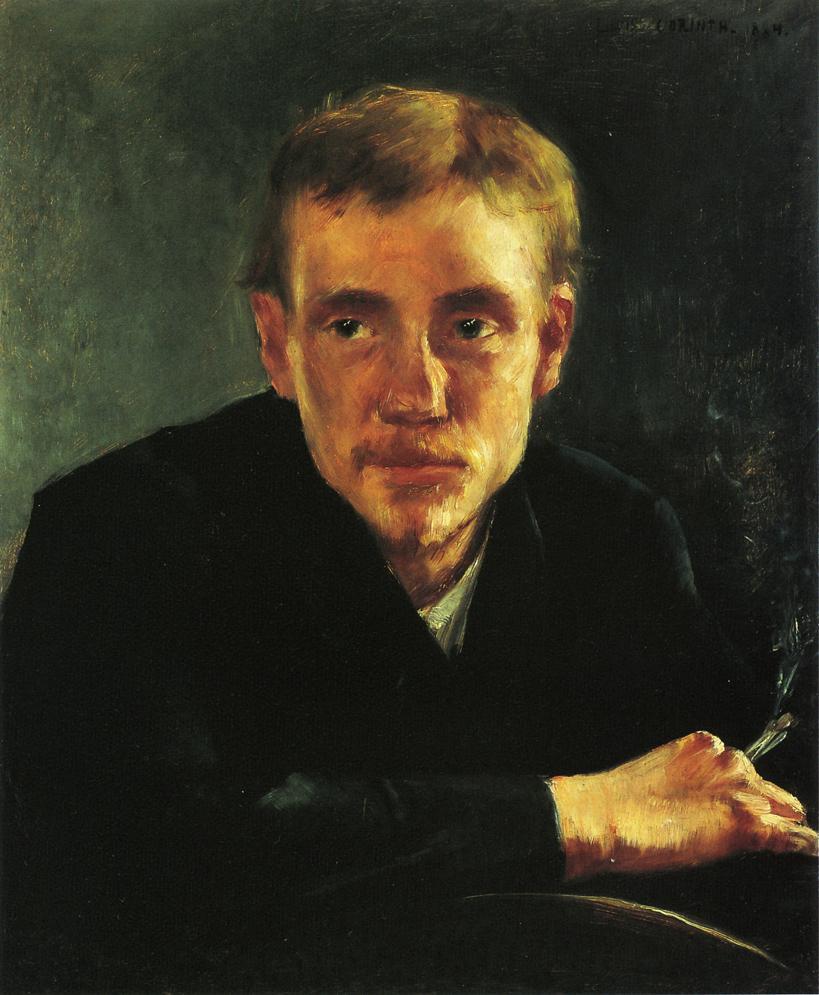 Lovis Corinth, Portrait of the Painter, 1884 