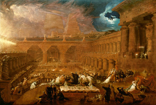 john martin belshazzar&rsquo;s feast