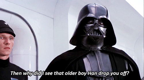 ginger-sith:  padmes-deactivated20221022: Darth Vader Deals with Leia Dating  Lol 