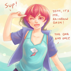 Captainbutteredmuffin:  Ponilove-Pov:   Dash’s First Time - 2017 Edition. Be Sure