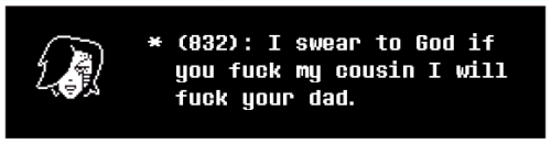 texts-from-underground:  Sans: Wow, you’re being “dad serious” about it, huh? 