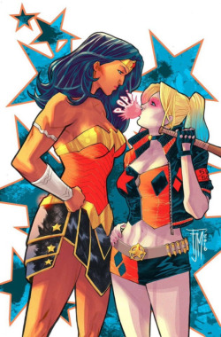 extraordinarycomics:Harley Quinn &amp; Wonder Woman by Francis Manupal.