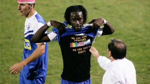 awjila:  Sierra Leonean footballer John Kamara has a message for the world: “We