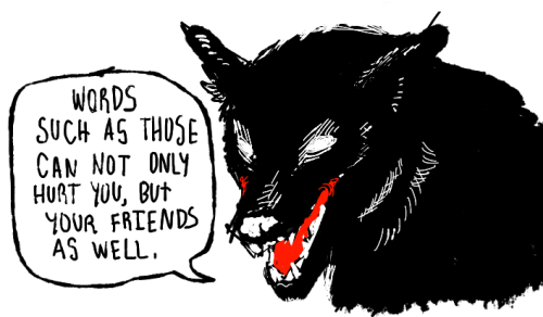 thefaunprincess:  the-iced-tea-party:  thefaunprincess:  the-iced-tea-party:  thefaunprincess:  the-iced-tea-party:  dspud:  i needed to punch my paranoia in the face and also practice drawing wolves so I took both of them out in one swing   Tbh most