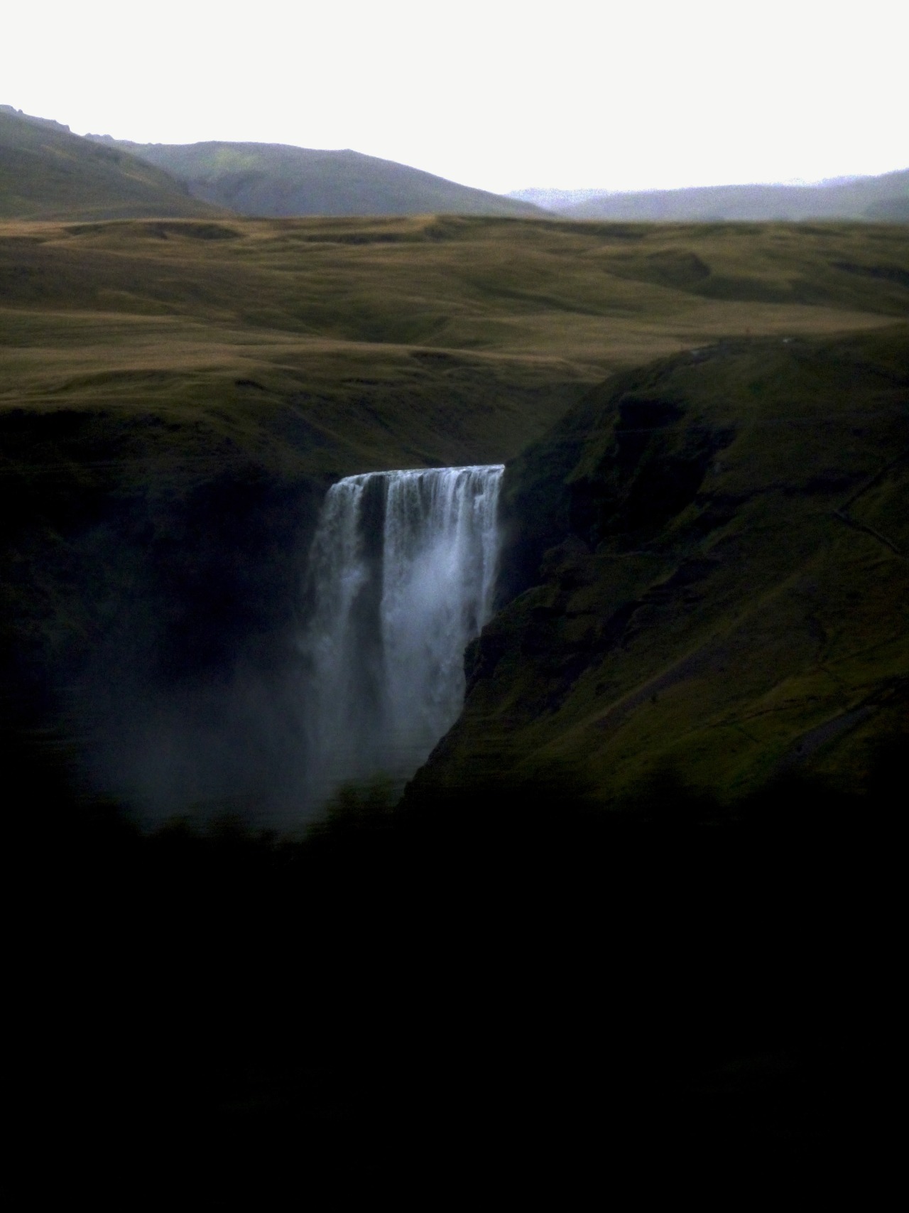 meeshelephant:  a little different kind of view of Skogafoss. I took this from the