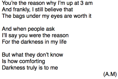 chasing-after-memories:  Darkness 