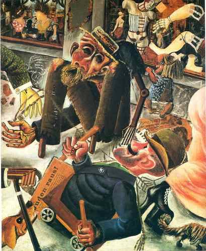 artist-dix: Pragerstrasse, 1920, Otto DixMedium: oil,canvas