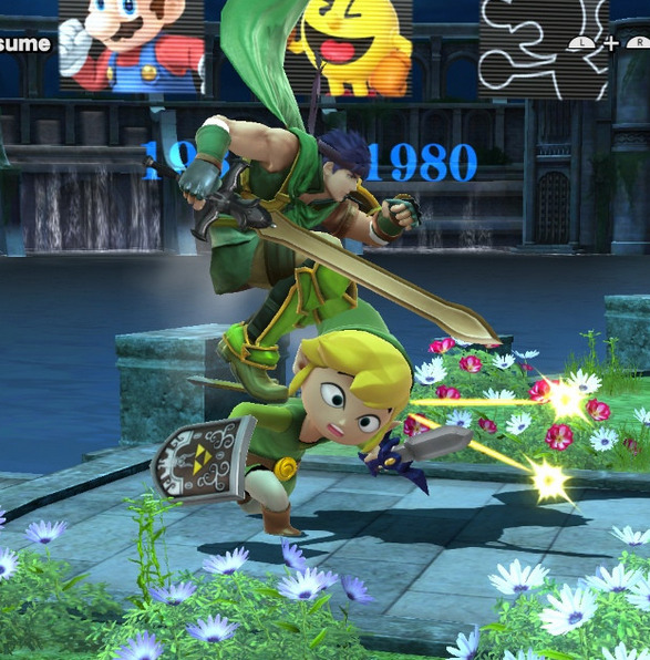 hollyfig:Friend and I playing smash noticed that the characters make some cutes faces