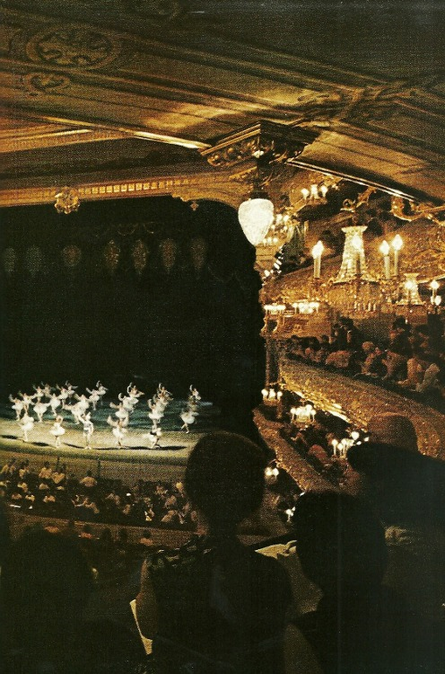 camillacacco:  Ballet theater in Russia. National Geographic, May 1971.
