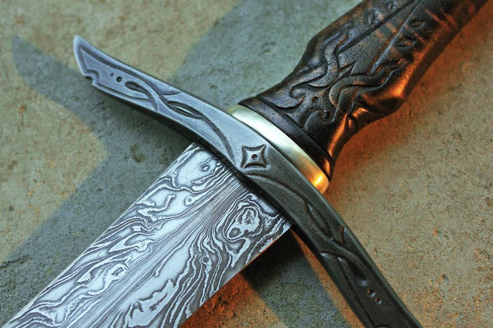 art-of-swords:  Handmade Swords - Telpënár - the Silver Fire Maker: David DelaGardelle