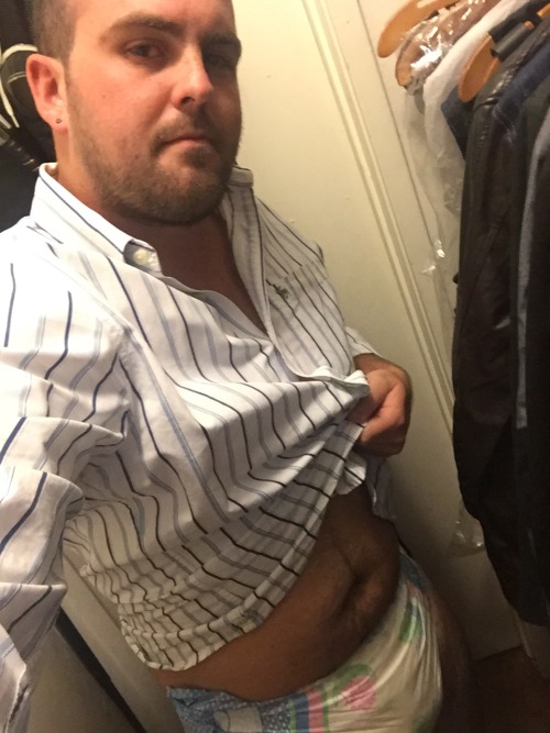 calidiaperlad92:  End of work day diaper! adult photos