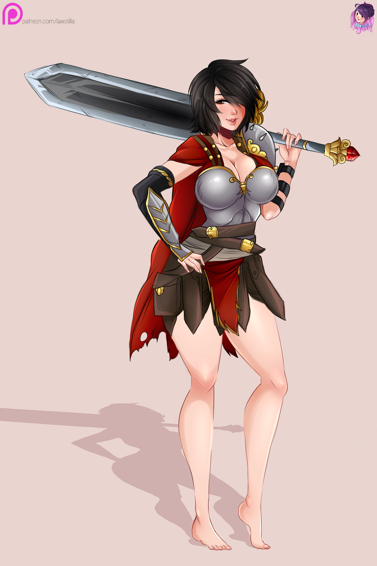 Bellona finished! &lt;3 :)All the versions (Traditional/Traditional v2/E-sports/Bikini/Nude/Lingerie/Riven