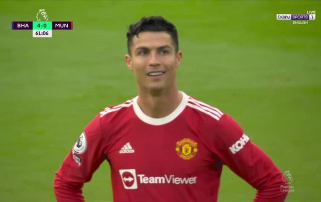 Brighton 4 VS Manchester United 0.Cristiano Ronaldo vai sair do Manchester United na próxima temporada? #cristiano ronaldo#manchester united#mufc#premier league