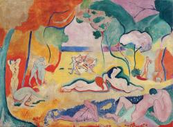 tamburina:  Henri Matisse, Le Bonheur de vivre, 1905-1906 