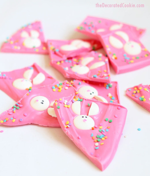 Easter Bunny Bark | The Decorated CookieEaster eggs and hot cross buns have been in the stores since